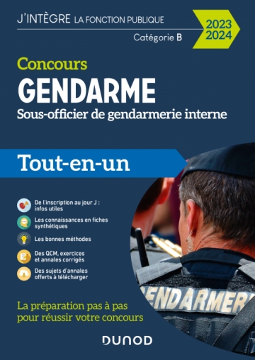 Concours Sous-officier de gendarmerie interne - 2023-2024