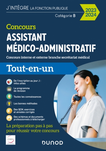 Concours Assistant médico-administratif 2023-2024 - Tout-en-un