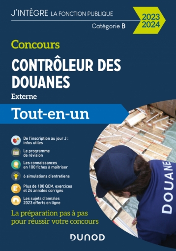 Concours Contrôleur des douanes - 2023/2024