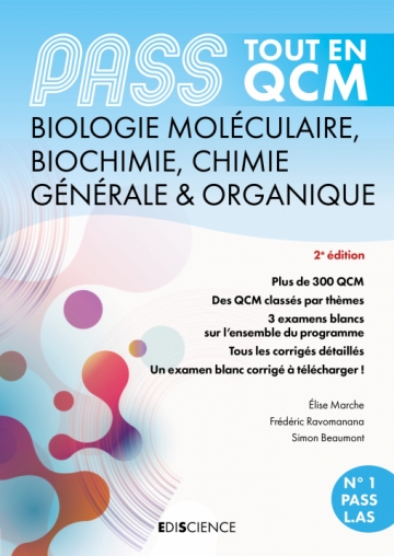 PASS Tout en QCM Biologie moléculaire, Biochimie, Chimie générale & organique