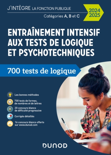 Entraînement intensif aux tests de logique et psychotechniques - 2024-2025