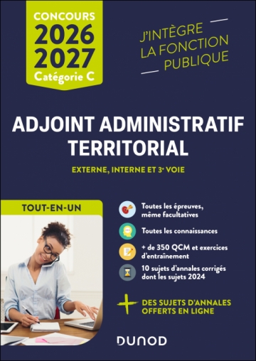 Concours Adjoint administratif territorial - 2026