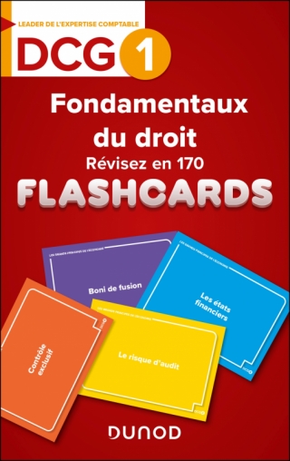 DCG 1 - Fondamentaux du droit  - révisez en 190 flashcards !