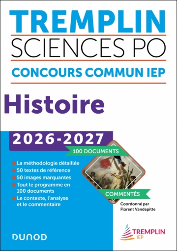 Tremplin Sciences Po Histoire Concours commun 2026-2027