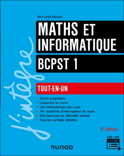 Maths et informatique tout-en-un BCPST 1re année