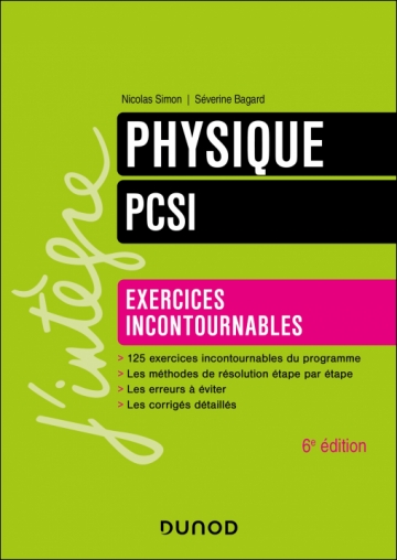 Physique, exercices incontournables, PCSI