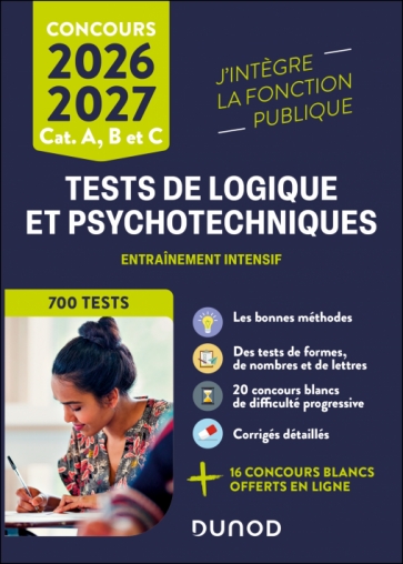 Entraînement intensif aux tests de logique et psychotechniques - 2026-2027