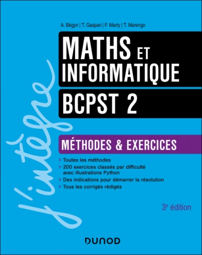 Maths et informatique BCPST 2