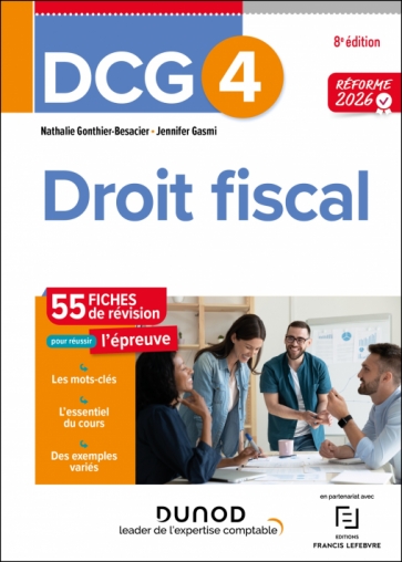DCG 4 - Droit fiscal - Fiches Réforme 2026-2027