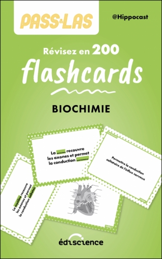PASS & LAS Biochimie - Révisez en 200 flashcards !