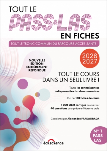 Tout le PASS & LAS en fiches 2026-2027