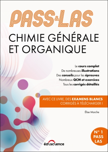 PASS Chimie générale et  organique - Manuel