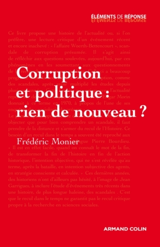 Corruption et politique : rien de nouveau ?