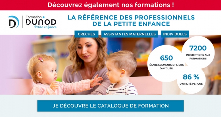 Je découvre le site dunod formation petite enfance