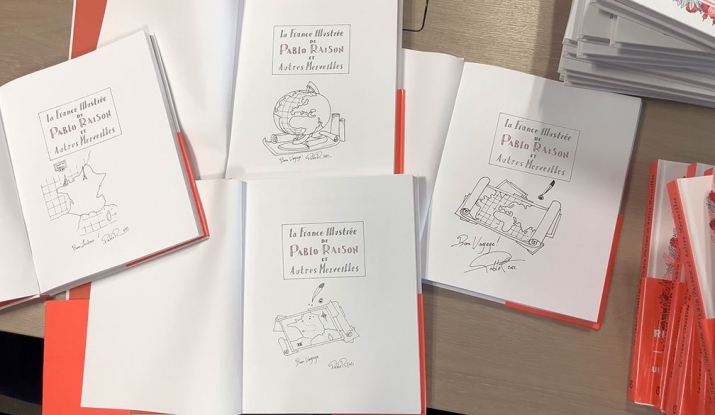 Dessin de "La France illustrée de Pablo Raison, et autres merveilles"