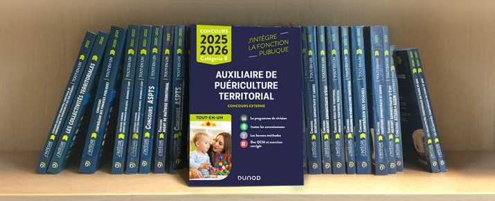 Livre idéale pour préparer le concours Auxiliaire de puériculture territorial Externe