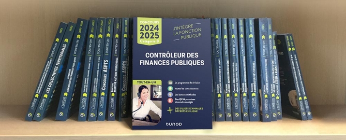 Le livre idéal pour vous préparer pas à pas au Concours de Contrôleur des finances publiques