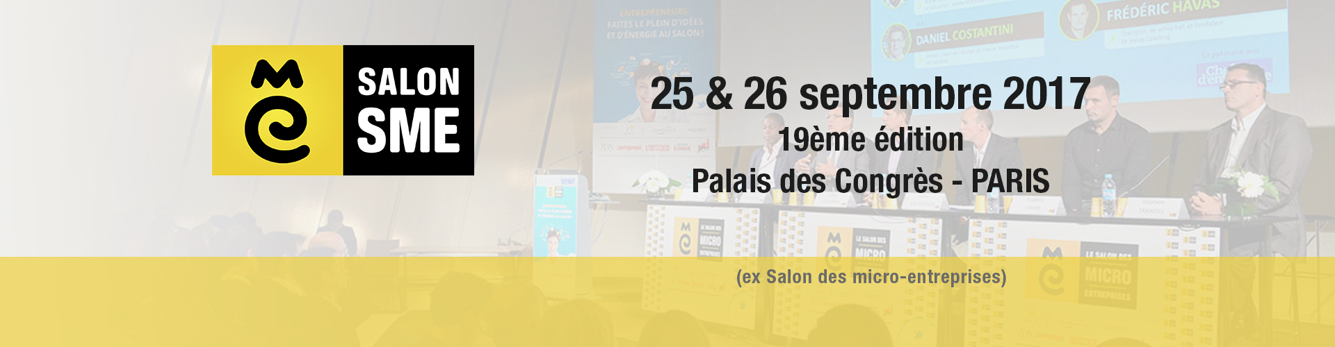 Salon SME 2017 en partenariat avec DUNOD - Micro entreprise