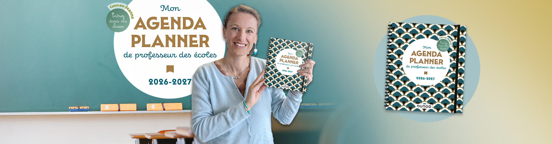 L'Agenda planner de professeur des écoles - 2026-2027