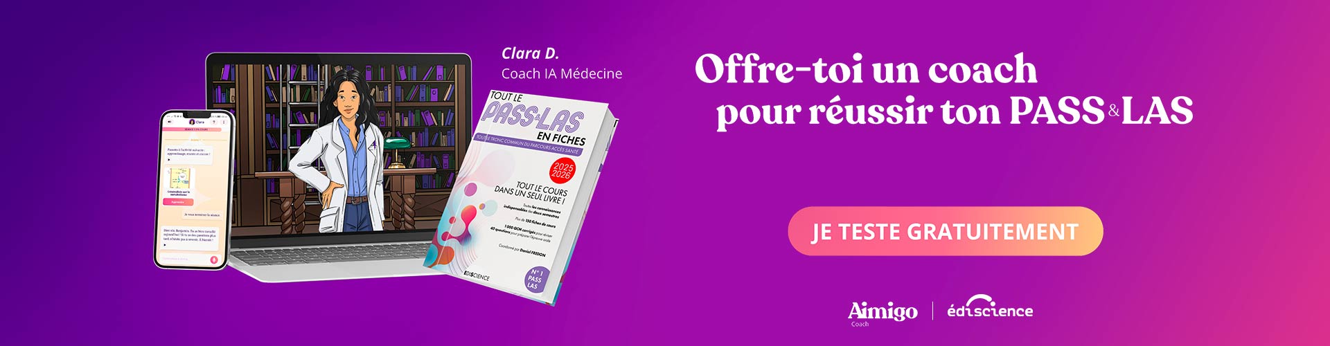 Découvrez Aimigo, le coach virtuel qui révolutionne vos révisions en PASS-LAS !