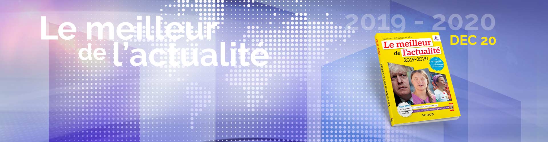 Les rendez-vous de l'actualité - Décembre 2020 Les rendez-vous de l'actualité - Décembre 2020