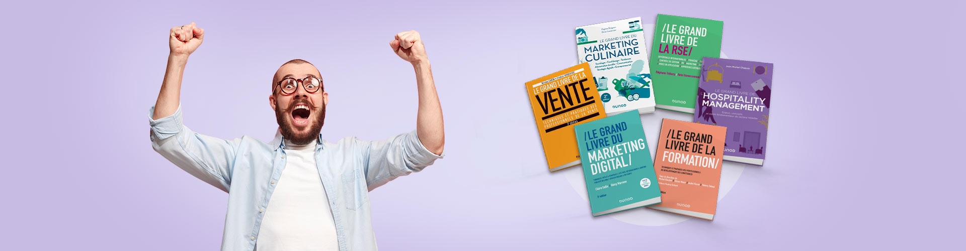 Les "grands livre" dunod : RSE, marketing, vente, formation, management ...