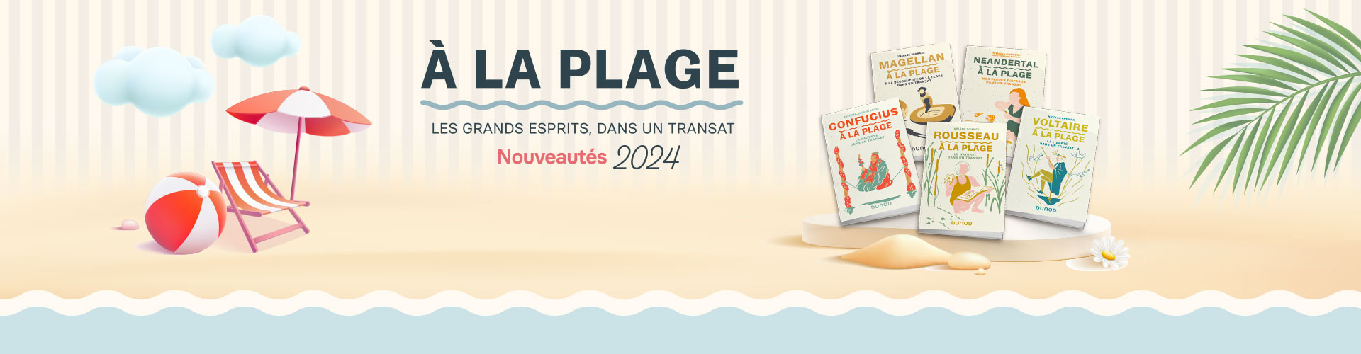 Nouveautés collection "A la plage" DUNOD