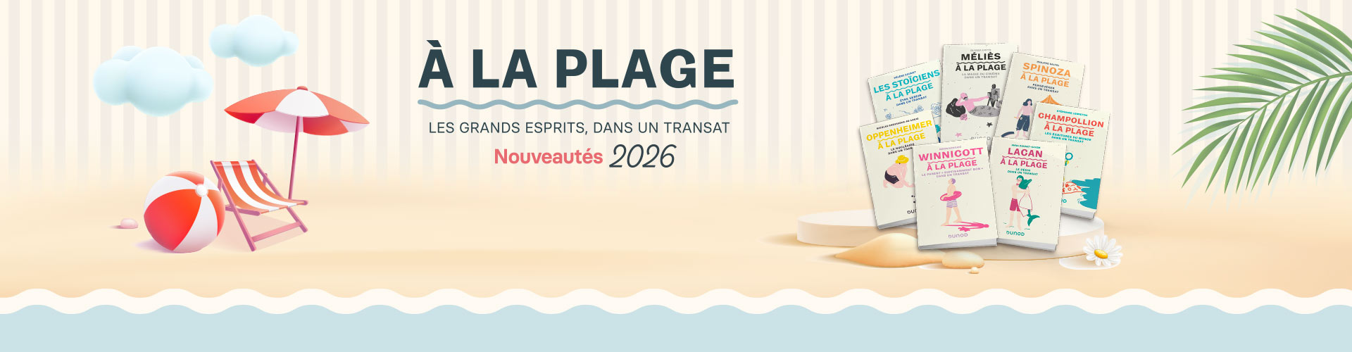 Nouveautés collection "A la plage" DUNOD