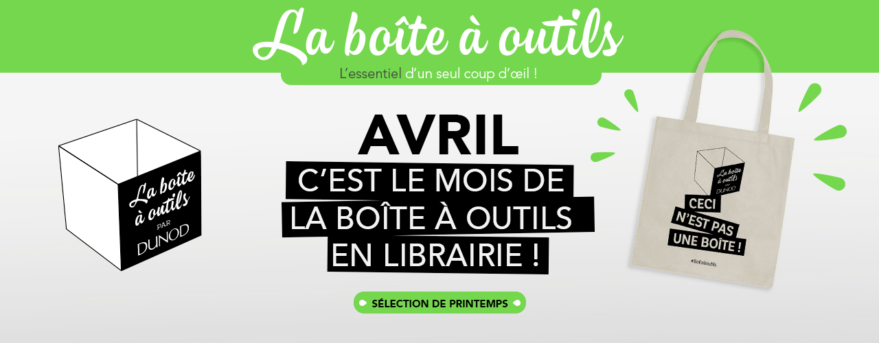 Avril, c’est le mois de la Boîte à Outils en librairie ! Avril, c’est le mois de la Boîte à Outils en librairie !